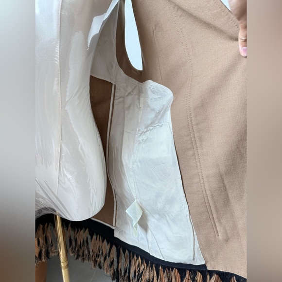 3.1 Phillip Lim 100% Wool Vest Brown Size US S/P EUC - Picture 13 of 15